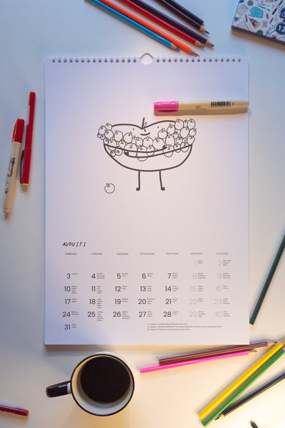 Viss apnicis 2026. gada kalendārs