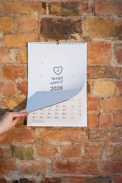 Viss apnicis 2026. gada kalendārs