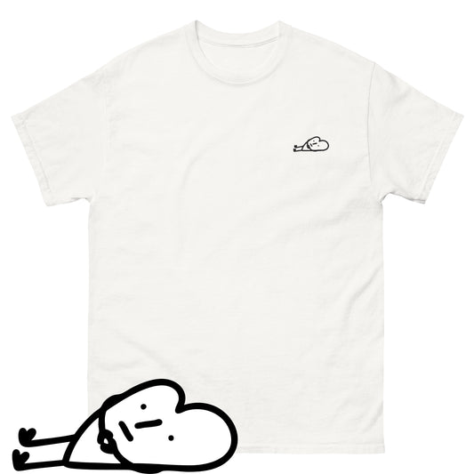 Sirsniņš guļ t-krekls