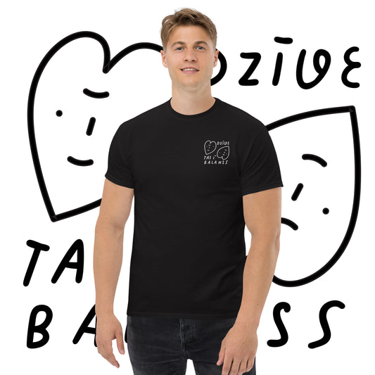 Dzīve tas i` balanss t-krekls