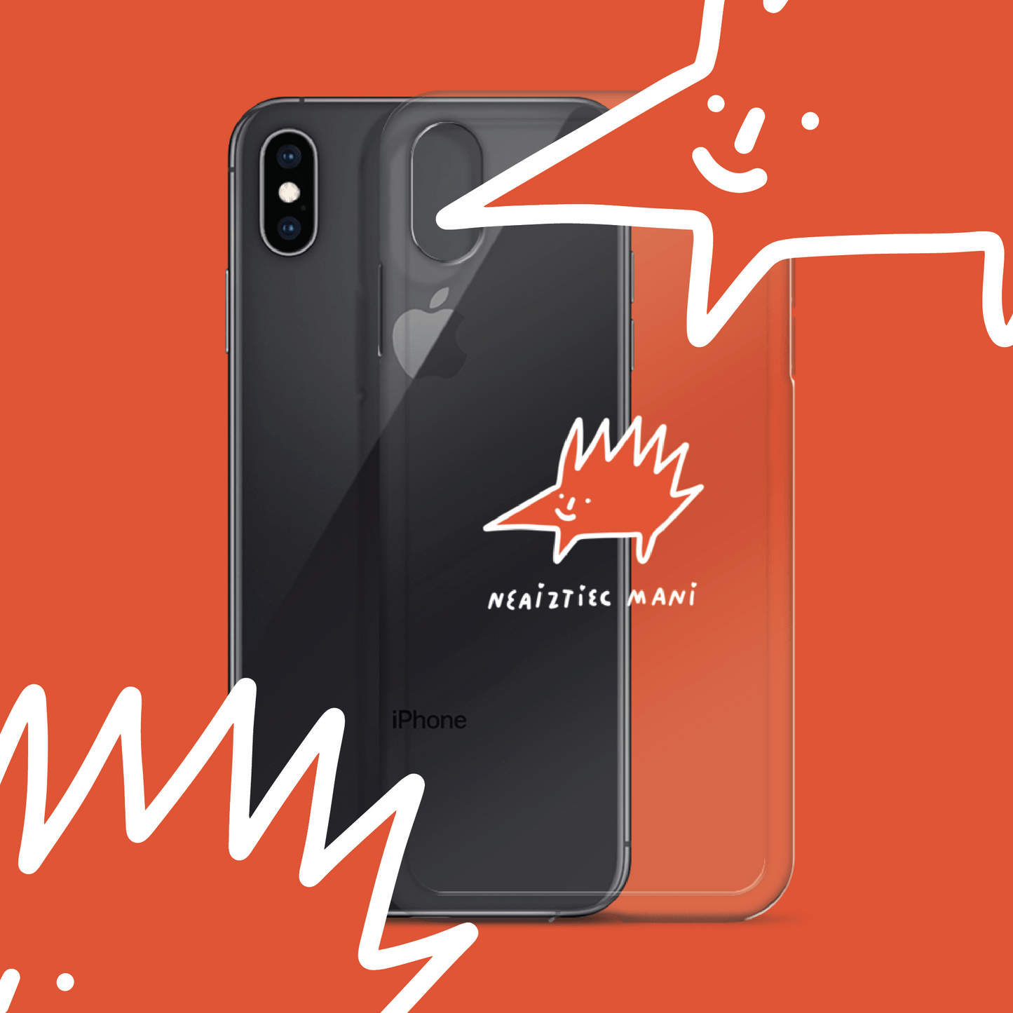 ezītis neaiztiec mani telefona vāciņš iphone case